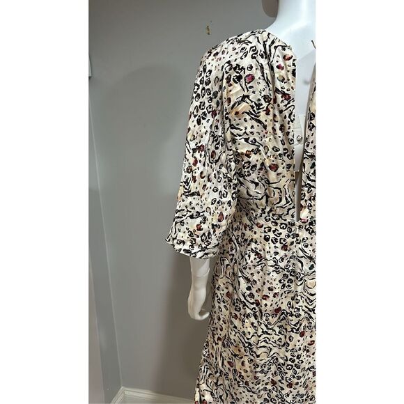 FAME and Partners Sayge Animal Print Midi Dress Size 8 - Picture 11 of 12